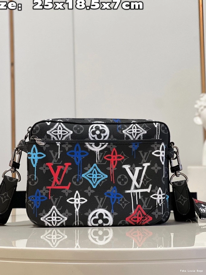 Fake Louis Bags LOUIS MESSENGER TRIO VUITTON 0813